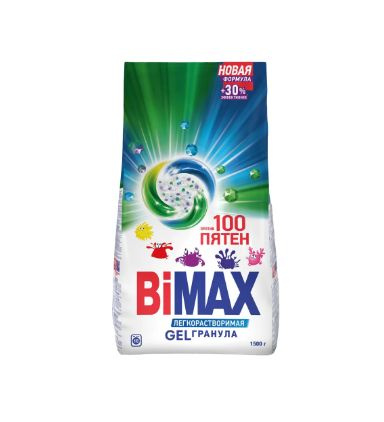Стиральный порошок Bimax против 100 пятен, 1,5 кг #1
