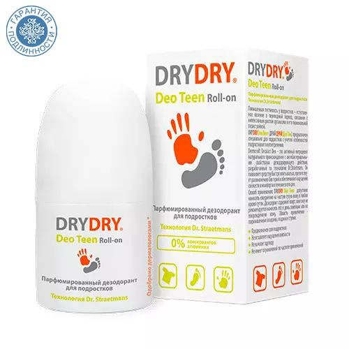 Dry-Dry Парфюмированный дезодорант для подростков, 50 мл #1