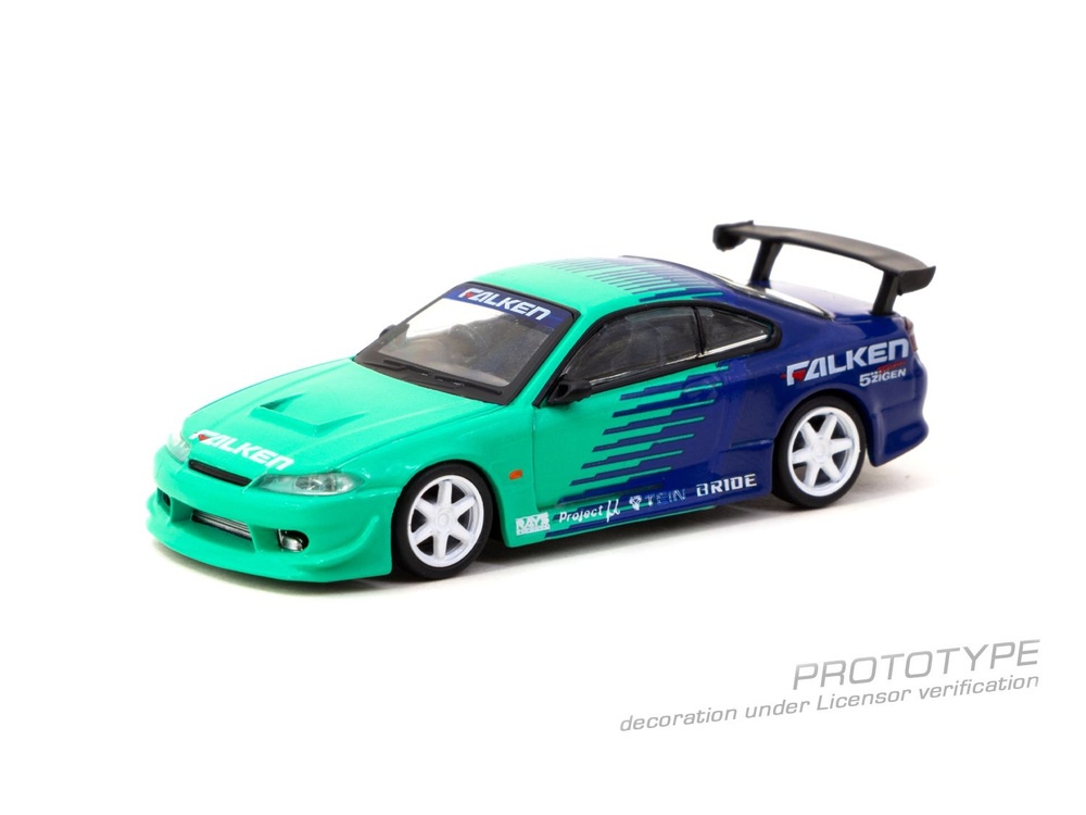 Машинка Tarmac Works 1/64 VERTEX Silvia S15 alloy Model car #1