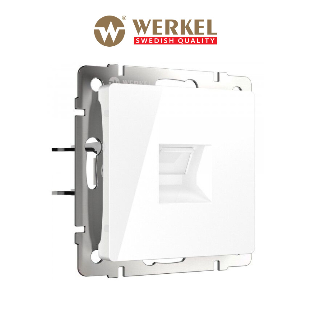 Телефонная розетка Werkel RJ-11 W1182001 белый #1