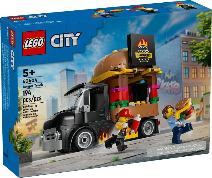 Конструктор LEGO City 60404 Бургерная на колесах #1