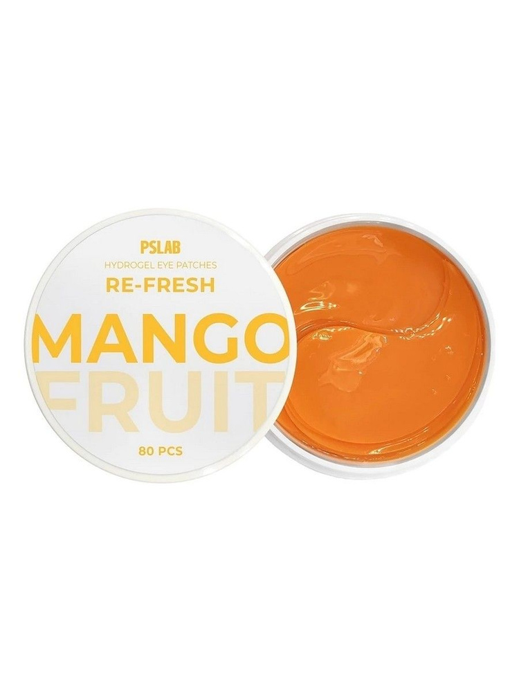 Гидрогелевые патчи для кожи вокруг глаз с экстрактом манго PS.LAB Mango Fruit Re-Fresh 80шт  #1