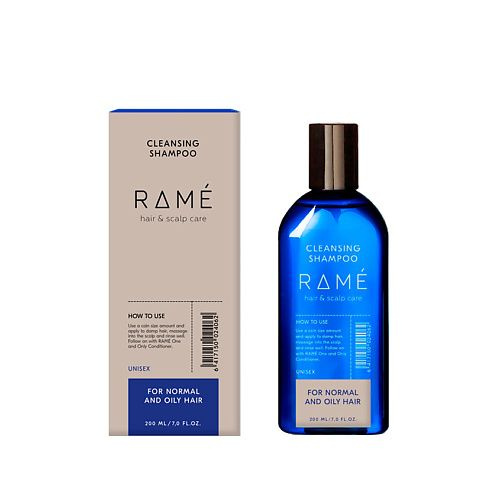 RAM Очищающий шампунь для нормальных и жирных волос RAM CLEANSING SHAMPOO, 200 мл  #1