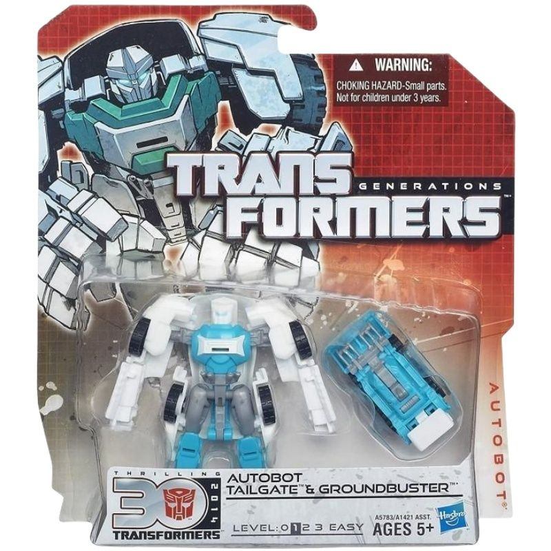 Трансформеры игрушки Hasbro 2014 Transformers Thrilling 30 Lg Class Autobot Tailgate & Groundbuster  #1