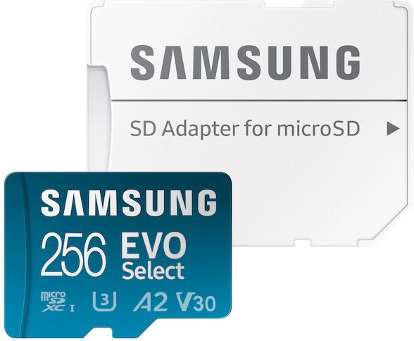 Карта памяти 256Gb MicroSD Samsung EVO Plus + SD адаптер (MB-ME256KA), MB-ME256KA #1