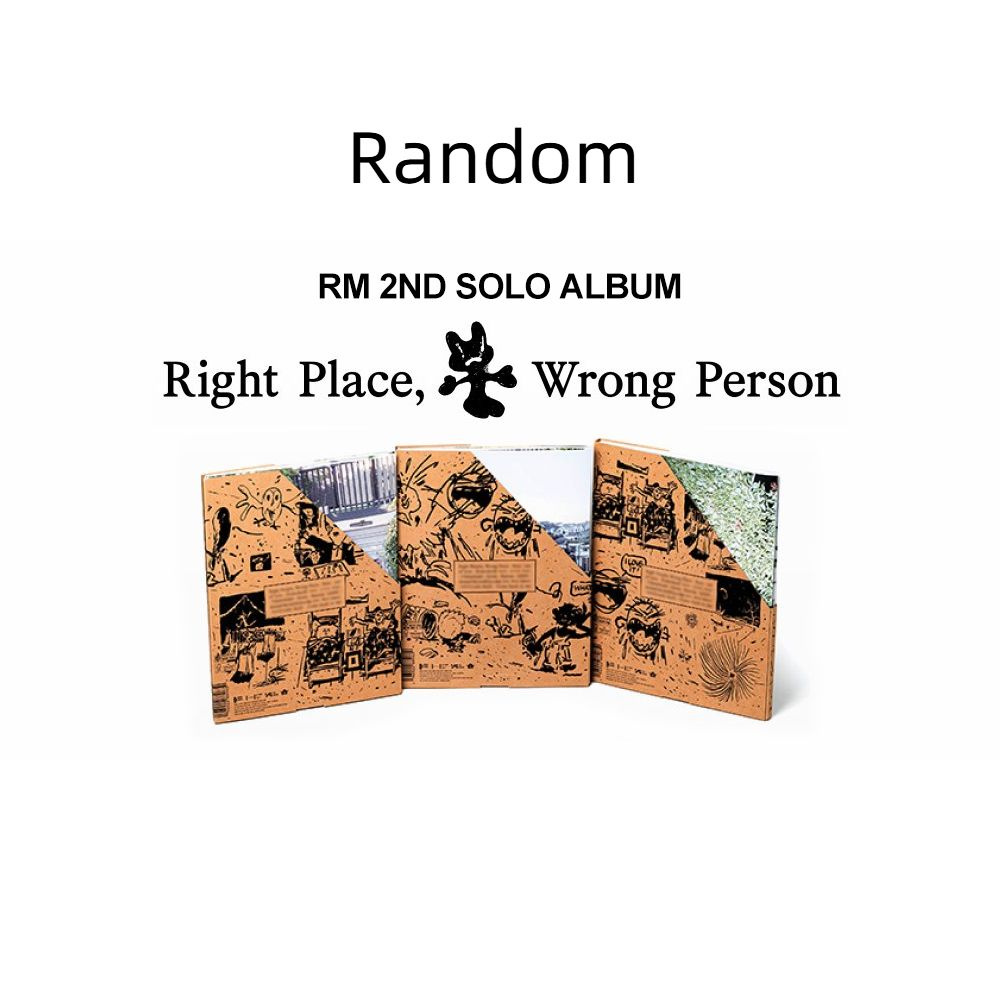 Альбомы-RM 2nd Solo Album - Right Place, Wrong Person (Random Ver.) CD #1