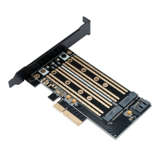 Корпус для жёсткого диска Gembird MF-PCIE-NVME-SATA #1