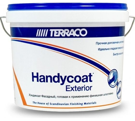 Шпатлевка финишная Handycoat для фасадных работ 5 кг TERRACO 632505  #1