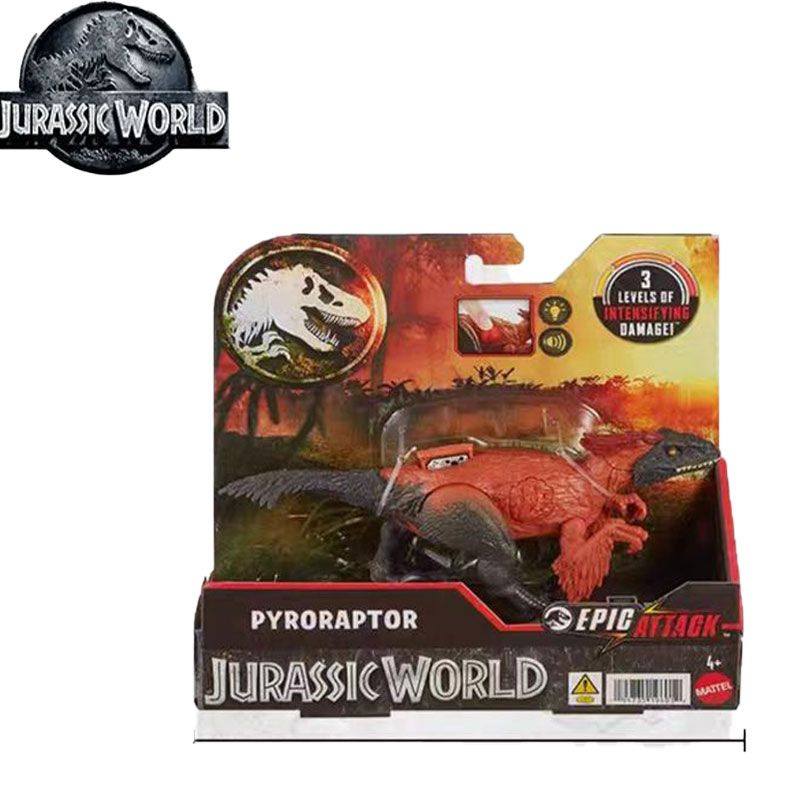 Jurassic World Звуковые и световые эффекты быстро атакуют микрораптора  #1