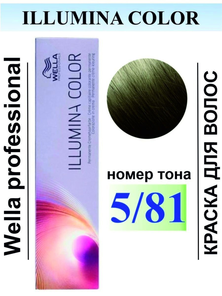 Крем-краска для волос WELLA Illumina 5/81 #1