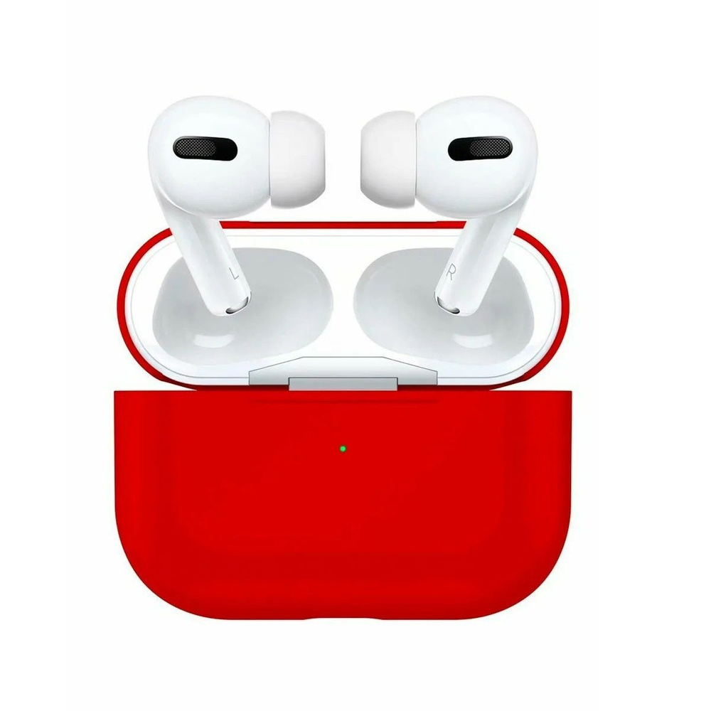 Силиконовый чехол для Apple AirPods Pro Red #1