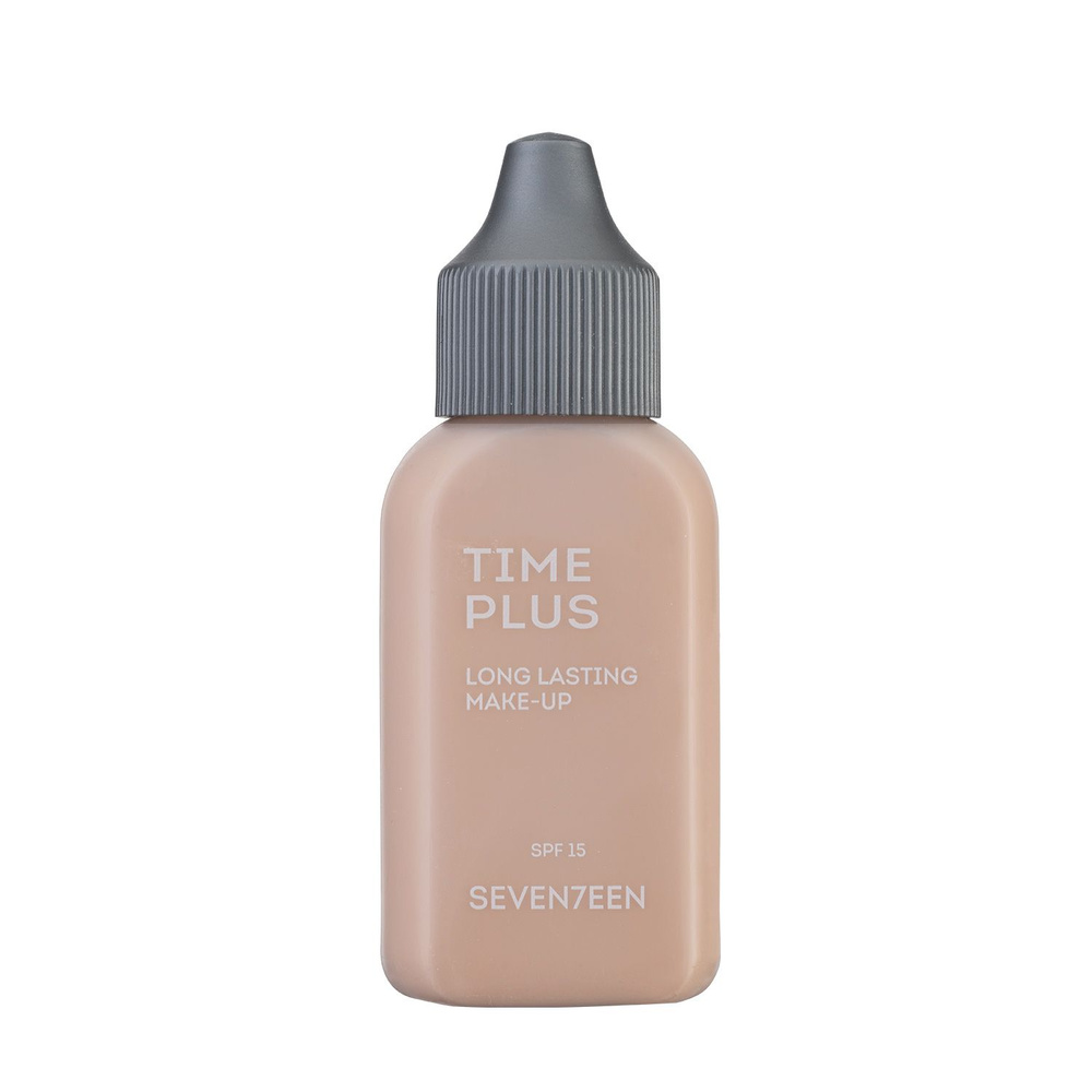 Seventeen Тональный крем длительного действия Time Plus Longlasting Make Up, 02 светло-бежевый, 35 мл #1