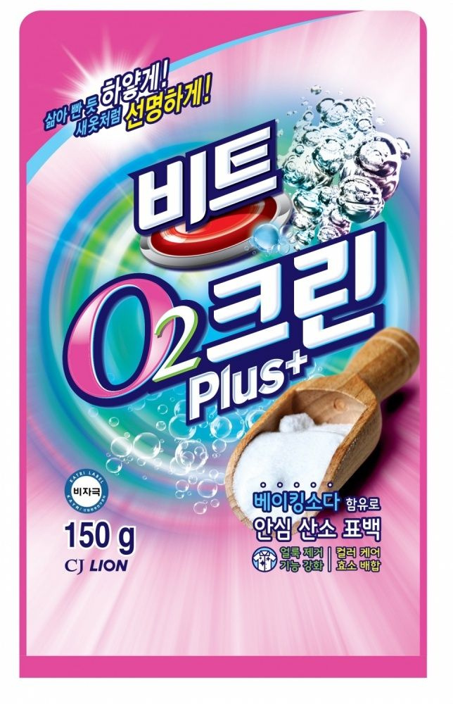 Кислородный отбеливатель CJ Lion "Clean Plus", мягкая упаковка, 150 г  #1