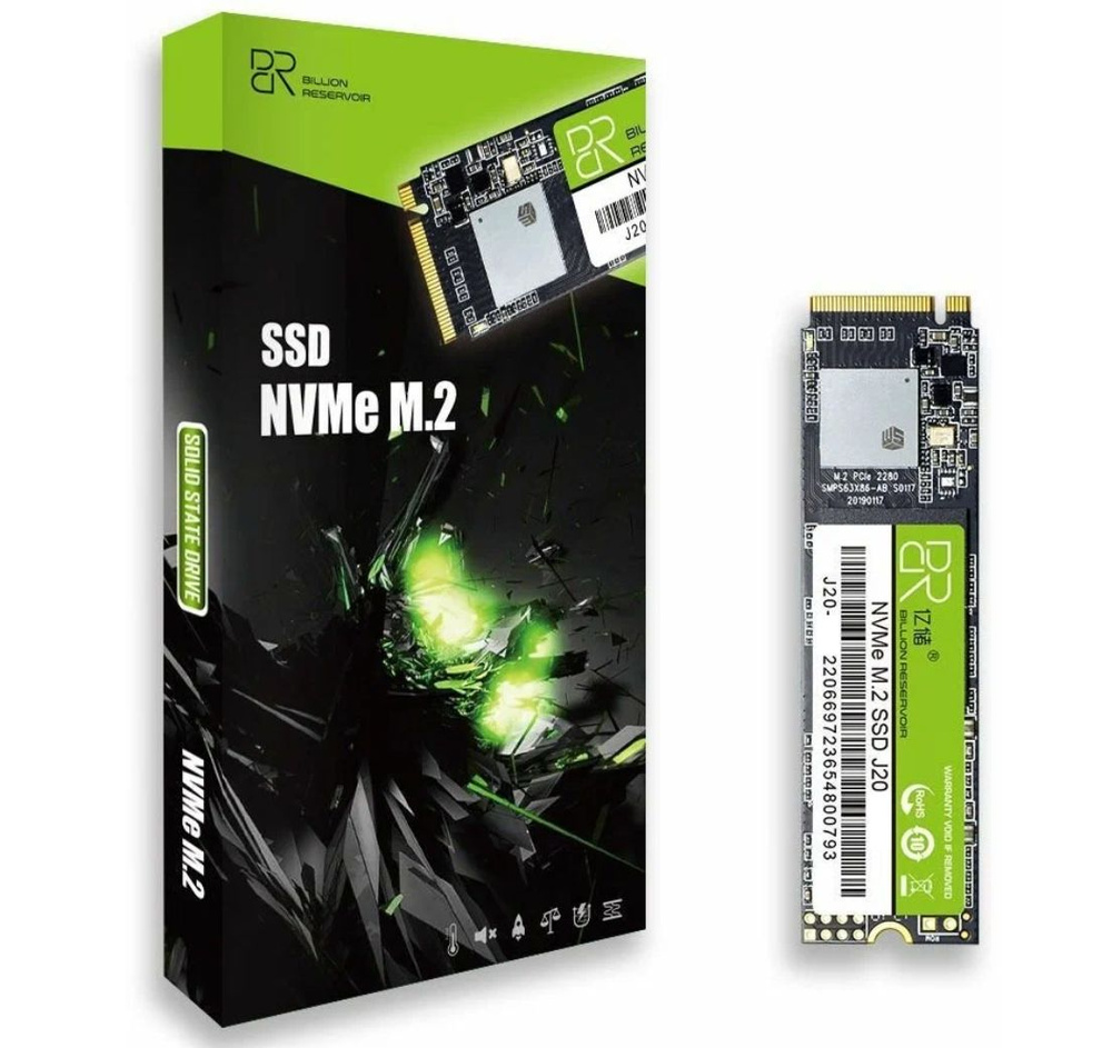 BILLION RESERVOIR 256 ГБ Внутренний SSD-диск SSD NVME PCI 3.0 BR (BR-NVME-2024) #1