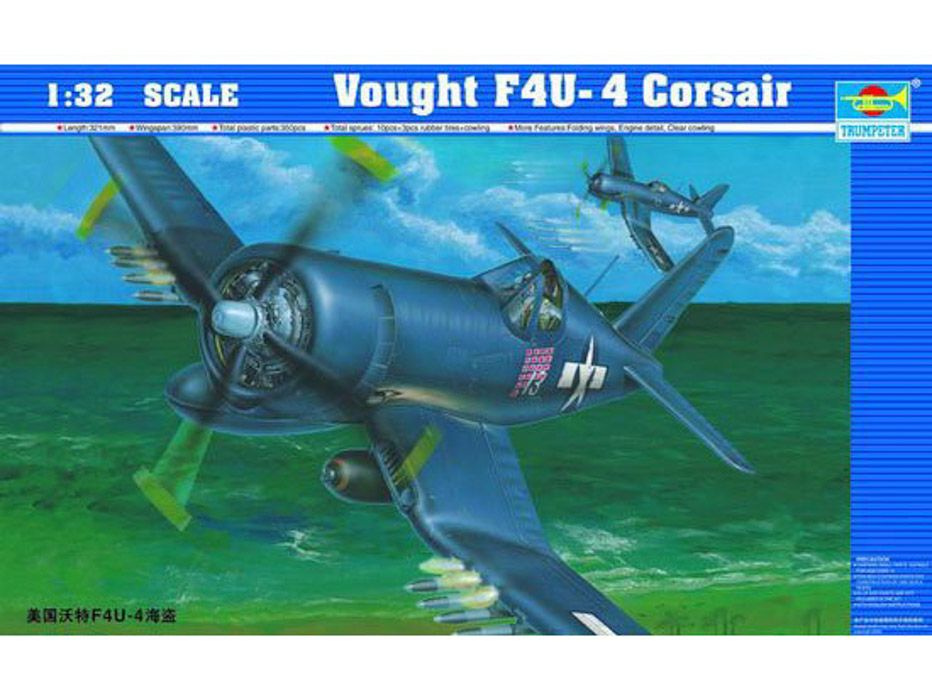 Сборная модель самолета Trumpeter Самолет F4U-4 Corsair, масштаб 1/32  #1