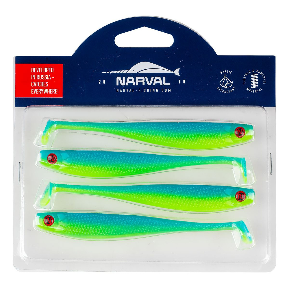 Мягкие приманки Narval Fishing Skinny 12cm #016-Blue Mint #1