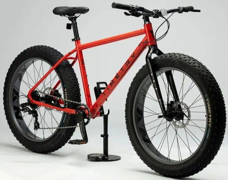 Велосипед фэтбайк TimeTry TT222, колеса 26 дюймов, рама 19.5 алюминиевая, 8ск, вилка жесткая алюминиевая, #1