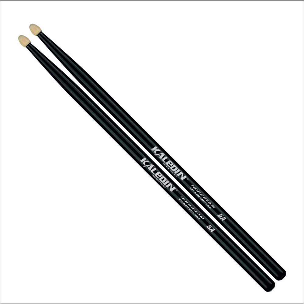 7KLHBBK5A Black 5A Барабанные палочки, граб, флуоресцентные, Kaledin Drumsticks  #1