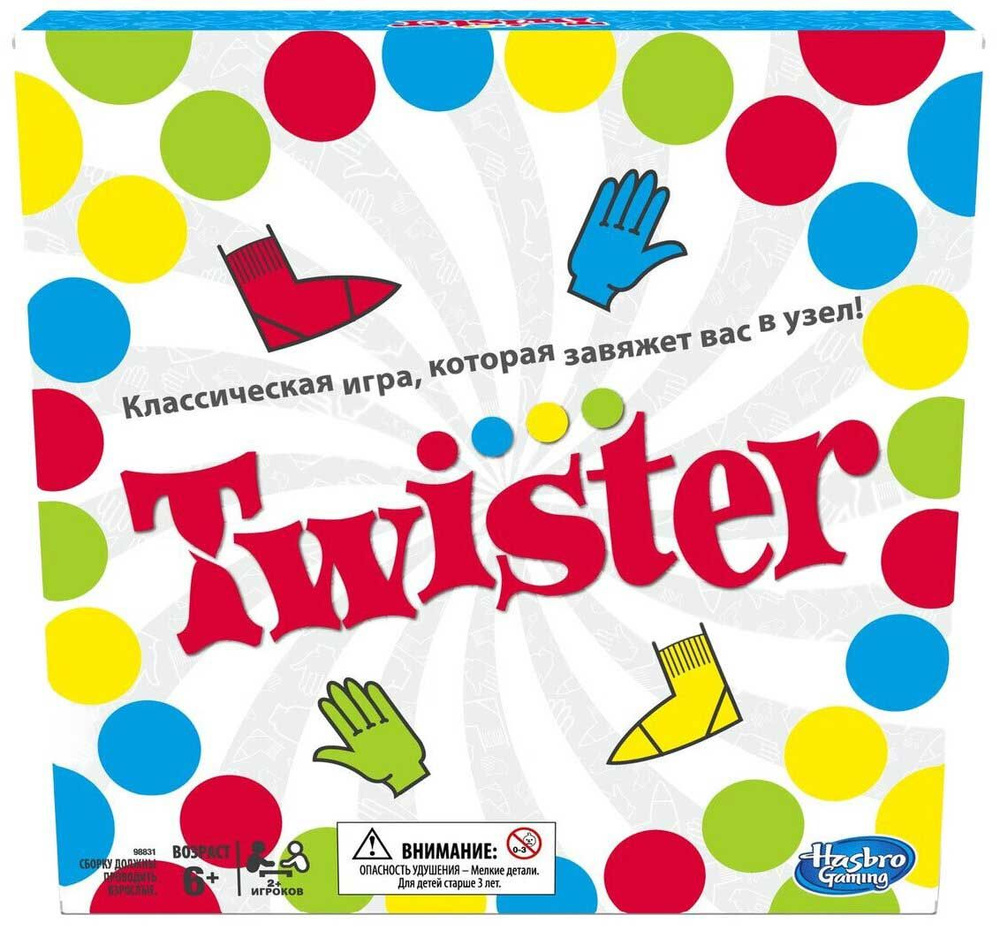 Настольная игра Hasbro "Twister" (Твистер) арт.98831121/98831Н #1