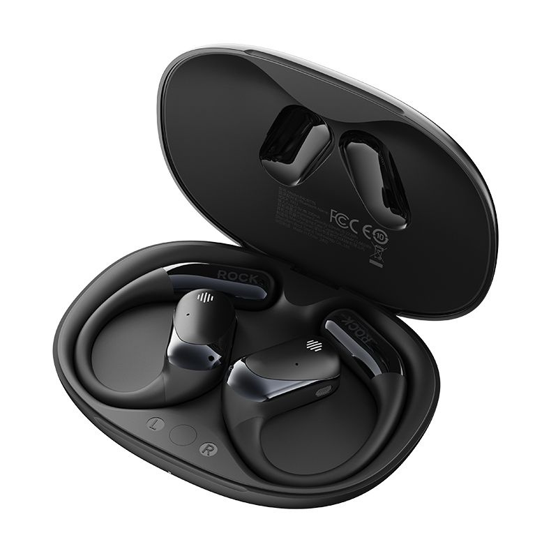Беспроводные наушники с авторским дизайном Rock X911 Bluetooth Earphone черные  #1