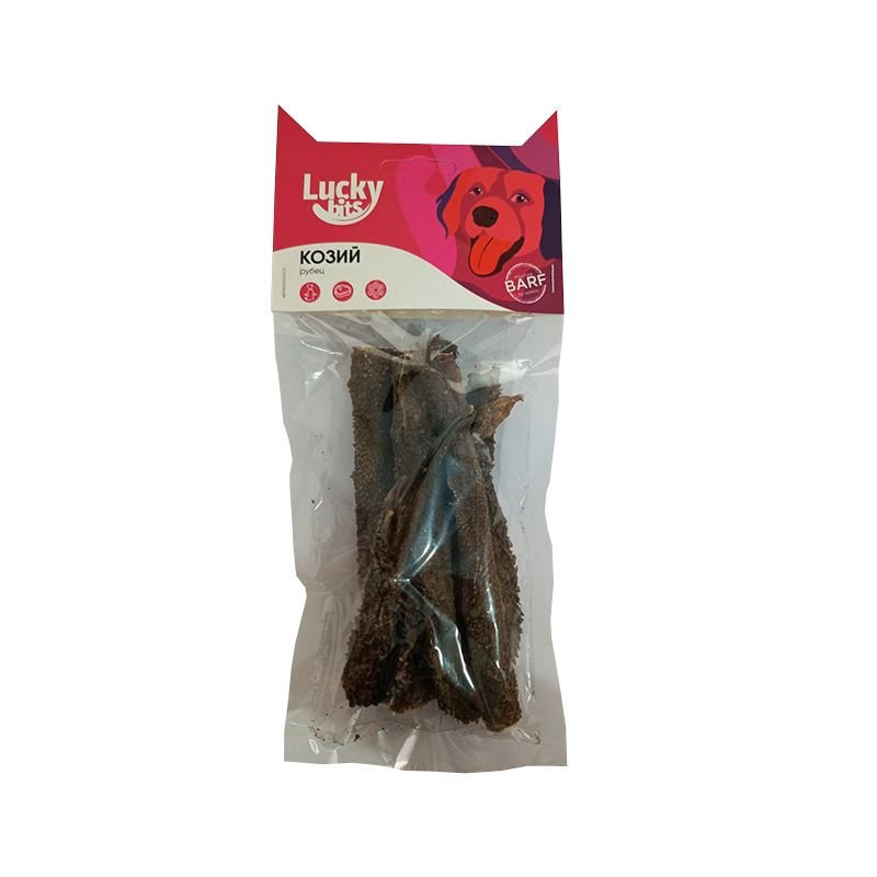 Лакомство для собак Lucky bits козий рубец, 40 г #1