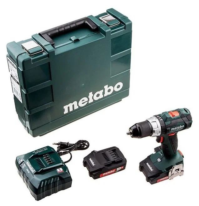 Дрель-шуруповерт аккумуляторная Metabo SB 18 LT BL 2x4. 0Ah #1