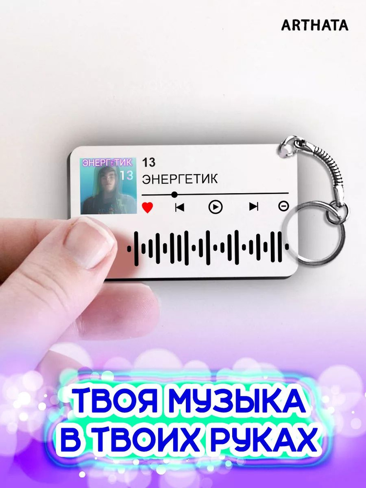 Брелок spotify ЭНЕРГЕТИК - 13 #1