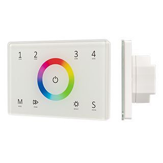 Панель Sens SMART-P83-RGB White (230V, 4 зоны, 2.4G) (Arlight, IP20 Пластик, 5 лет)  #1