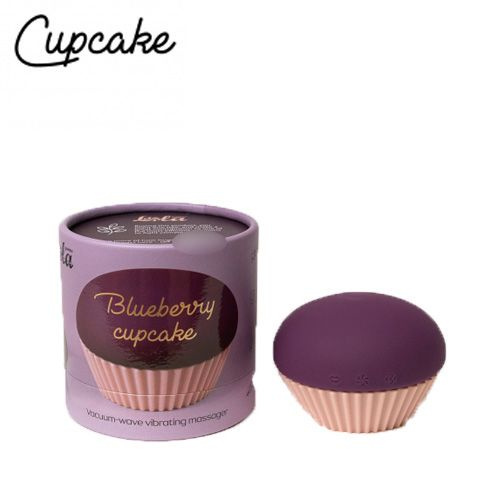 Lola games Вакуумно-волновой вибратор Cupcake Blueberry #1