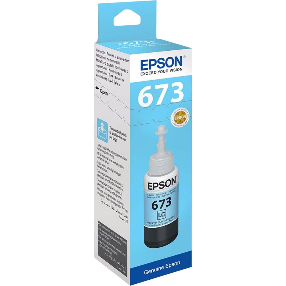 Чернила Epson 673 C13T673598 светло-голубые #1