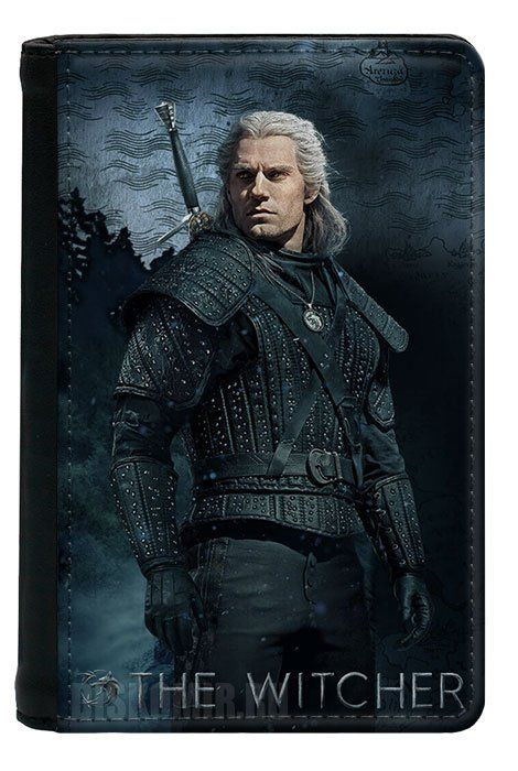 Обложка на паспорт "The Witcher Netflix" Geralt of Rivia #1