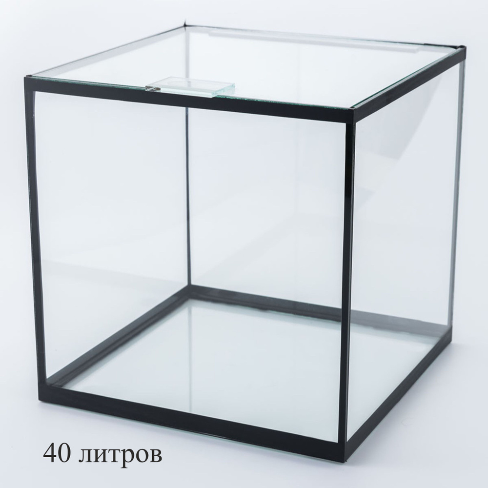 Аквариум AquaTerra куб с крышкой 40 л, 35*35*35 см #1