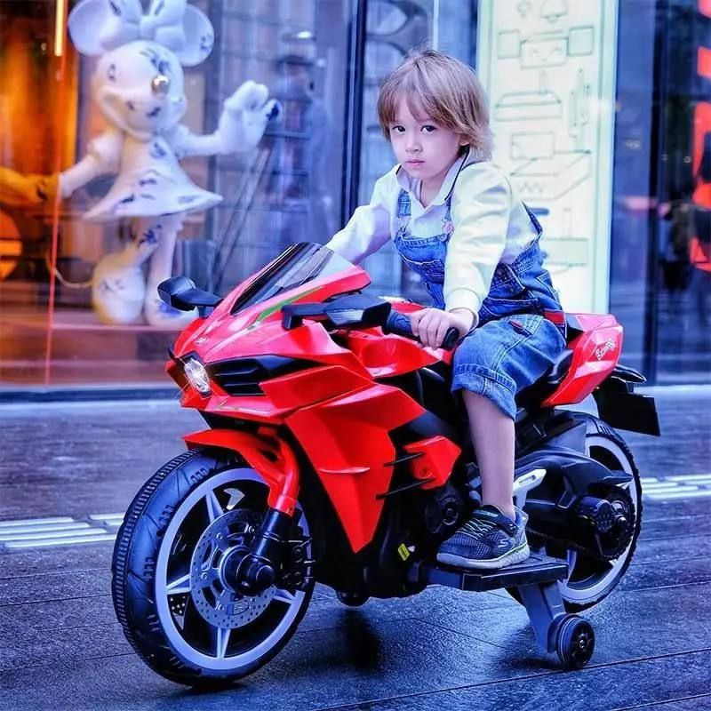 Электромотоцикл детский,на аккумуляторе,со светом и звуком  #1