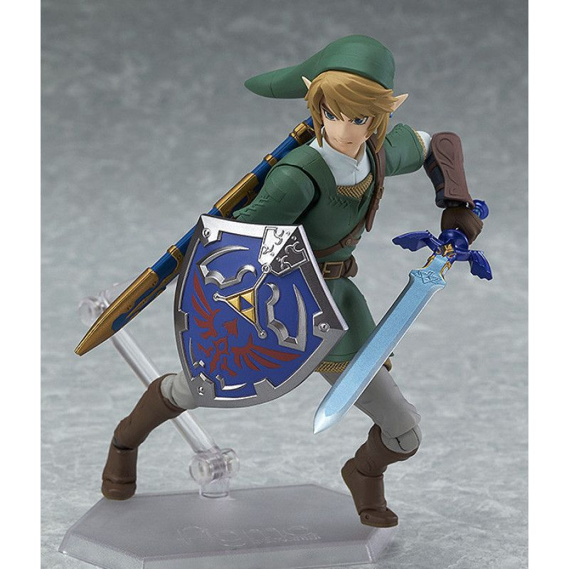 Figma320 Подвижная модель The Legend of Zelda Twilight Princess Zelda Link Deluxe Edition  #1