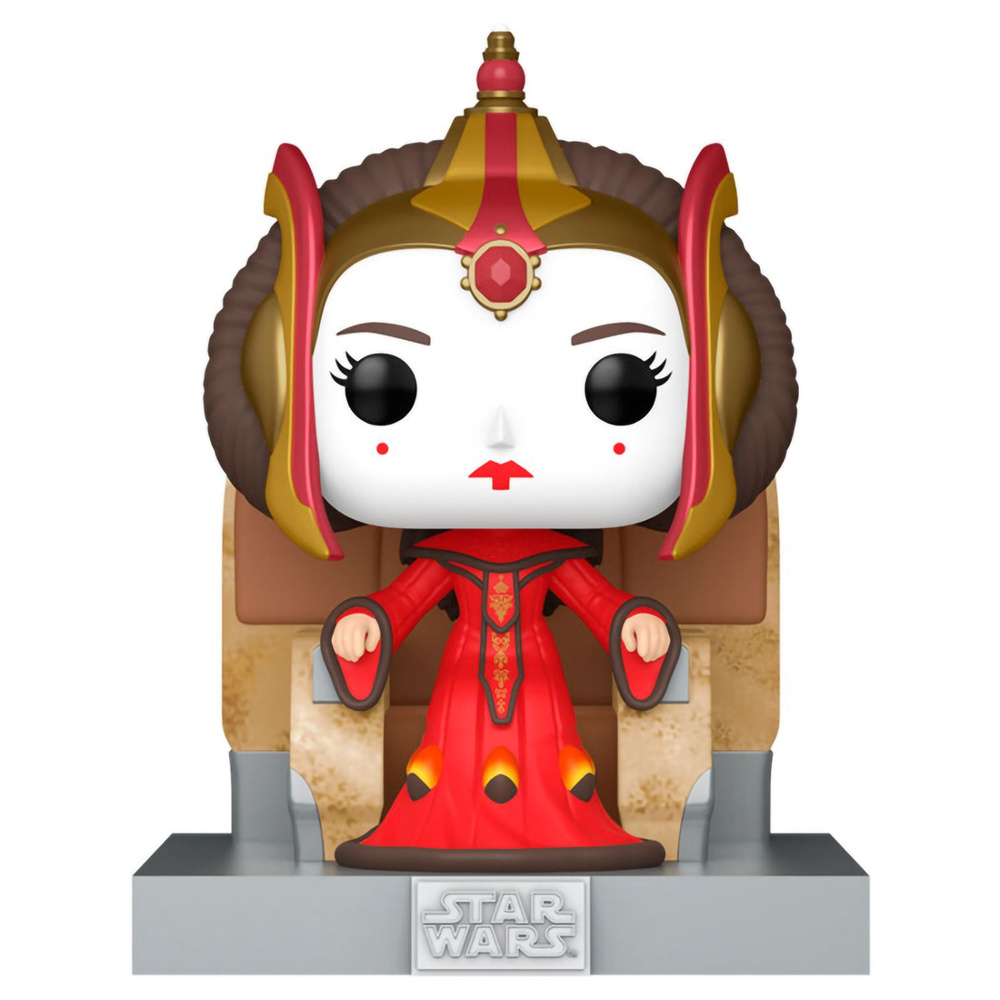 Фигурка Funko POP! Deluxe Bobble Star Wars Ep 1 TPM 25th Queen Amidala on Throne (705) 76012 #1