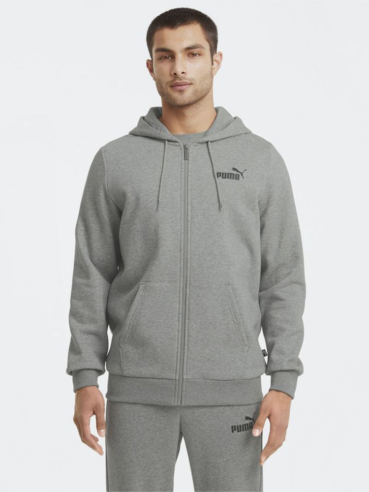 Толстовка PUMA Ess Small Logo Fz Hoodie Fl #1