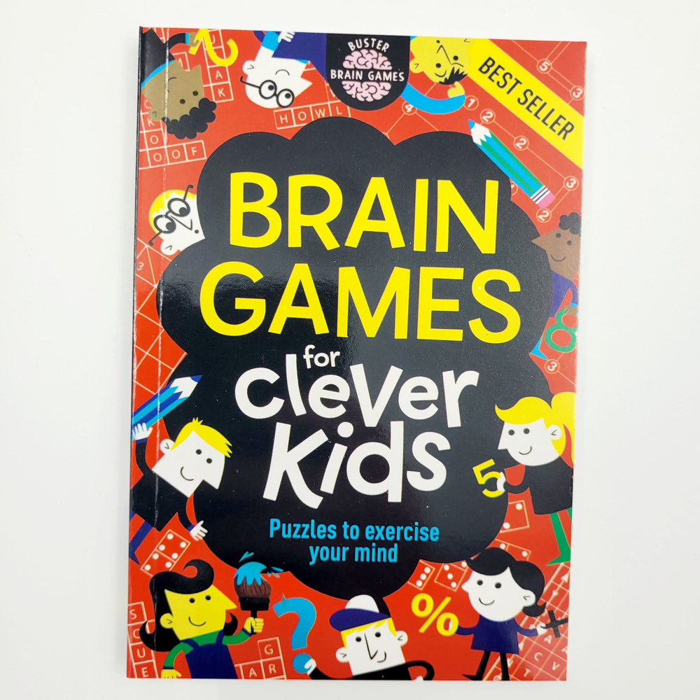 Brain Games for Clever Kids. Книга для умных детей на английском языке. | Moore G.  #1