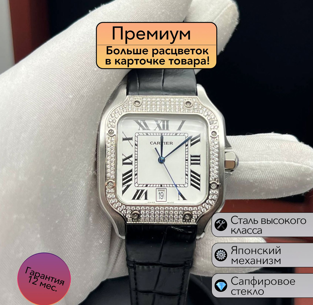 Мужские часы Cartier Santos #1