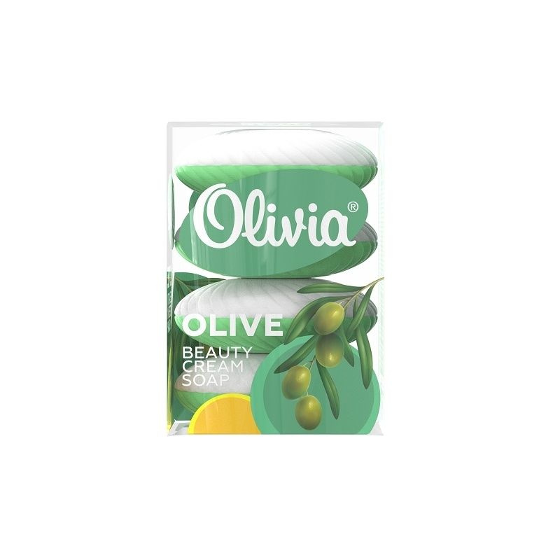 Мыло твердое Olivia olive, туалетное 4 шт, 420 г #1