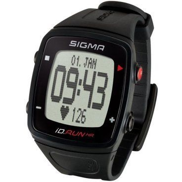 Часы спортивные SIGMA SPORT iD.RUN: скорость и расстояние (на основе GPS), черные, 24800  #1