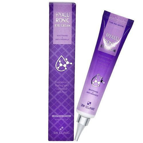 Крем для кожи вокруг глаз с гиалуроновой кислотой 3W Clinic HYALURONIC EYE CREAM 40ml  #1