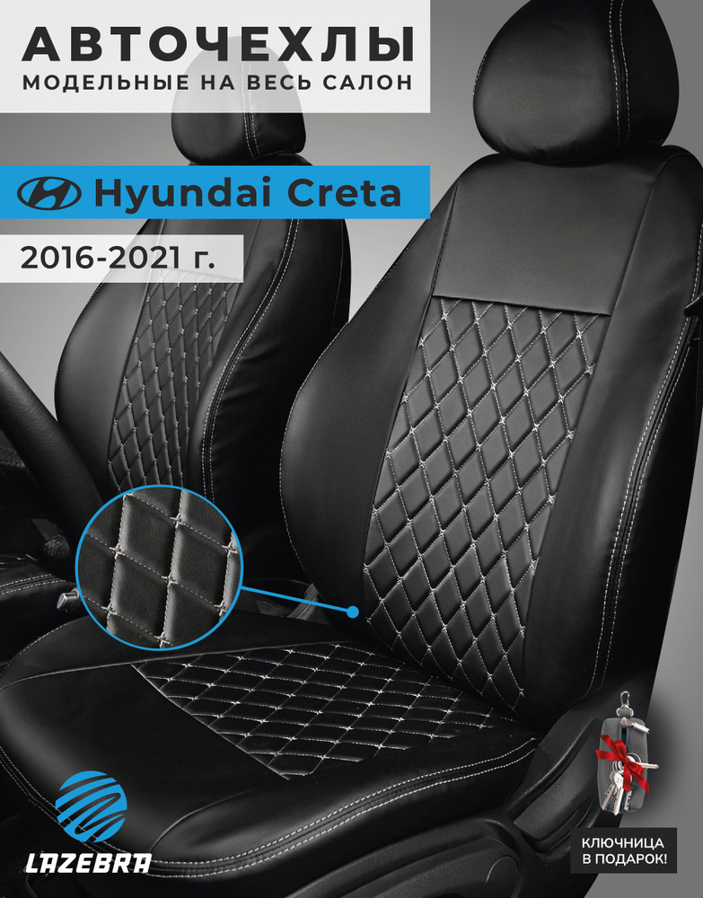 Чехлы на Хендай Крета 2016 - 2021, Hyundai Creta #1