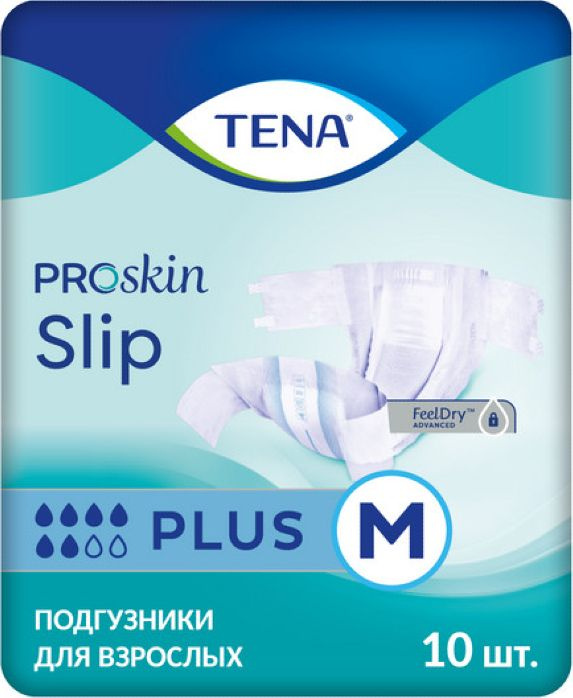 Tena / Тена Памперсы для взрослых Slip Plus дышащие одноразовые для средней и высокой степени недержания #1