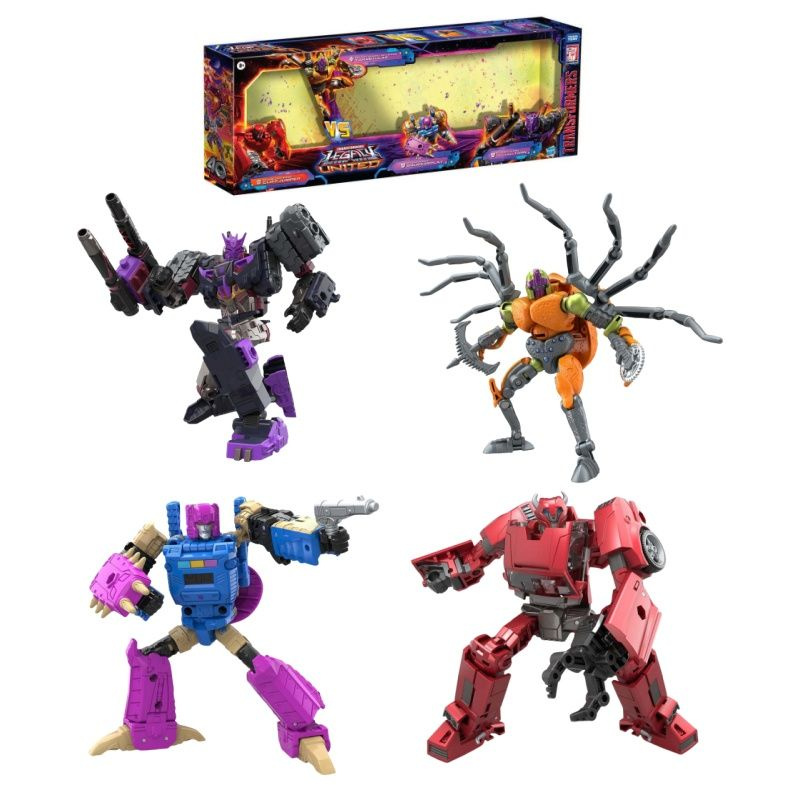 Игрушка Hasbro Трансформеры Transformers: Legacy United Target Versus Foursome 14cm*3+17.5cm*1 G0202 #1