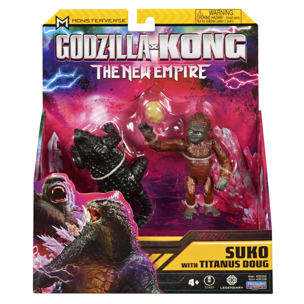 Playmates Toys Monsterverse Godzilla X Kong The New Empire / 6-дюймовая ...