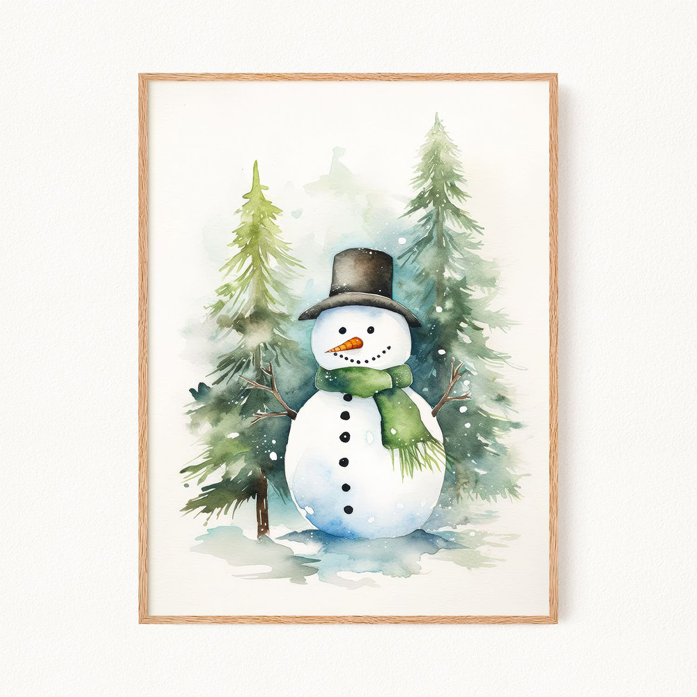 Постер "Snowman", 40х60 см #1