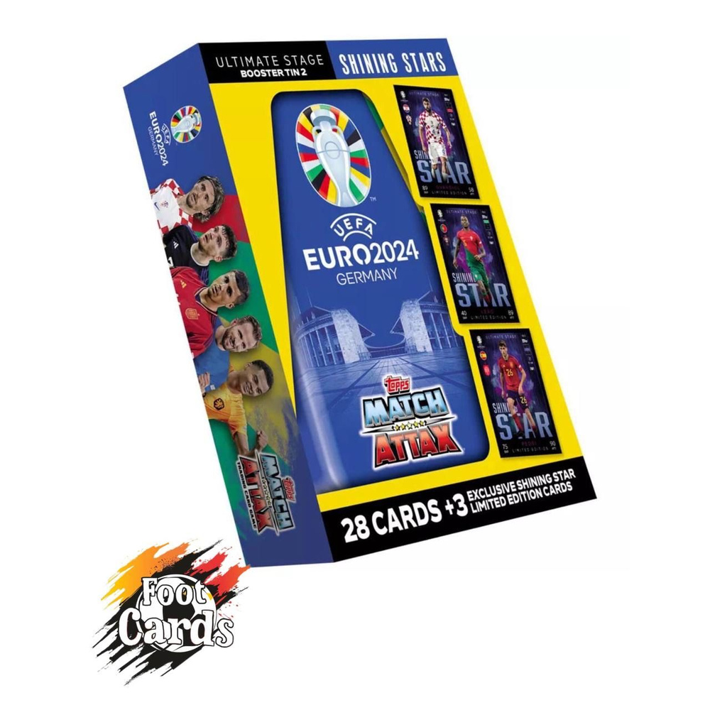 Футбольные карточки Topps Match Attax UEFA EURO 2024 Germany Mini Tin(Синий) #1