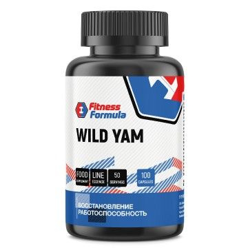 Wild Yam 380 мг (дикий ямс, диоскорея, мака, дамиана) 100 капсул Fitness Formula  #1