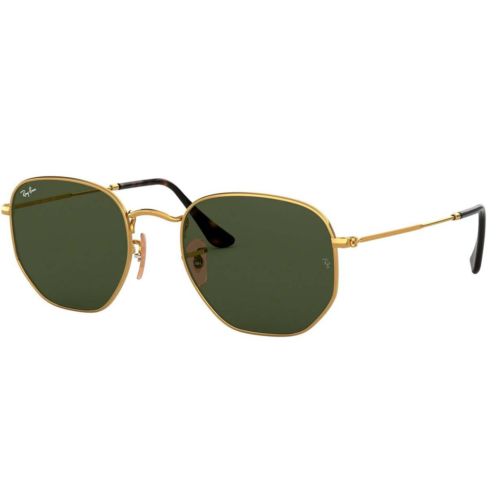 Ray-Ban RB 3548N 001 Hexagonal Large солнцезащитные очки #1