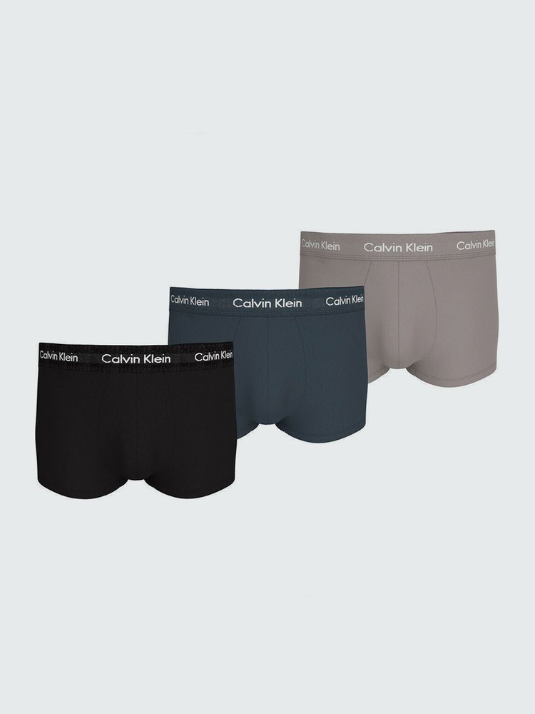 Комплект трусов транки Calvin Klein Underwear, 3 шт #1